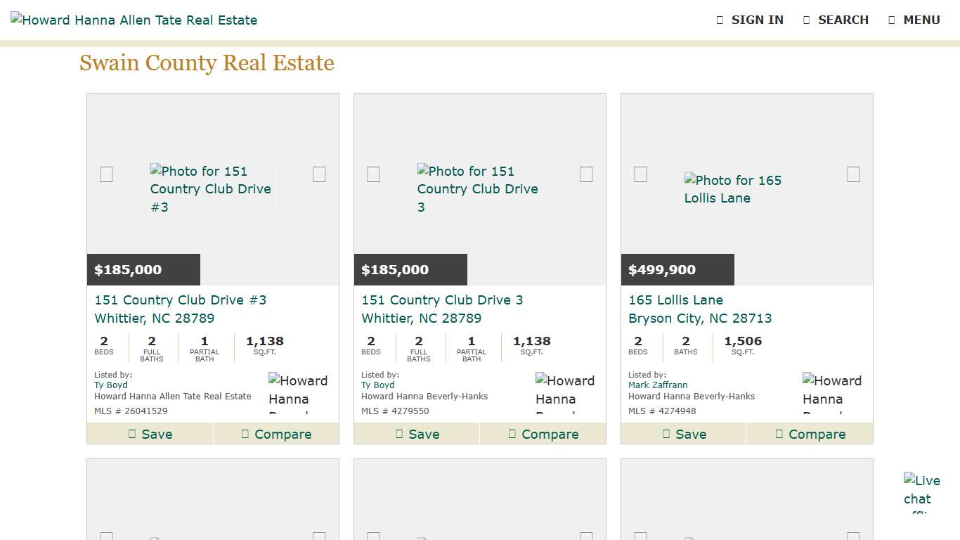 Swain County Real Estate Homes for Sale Swain NC Howard Hanna Allen Tate Real Estate